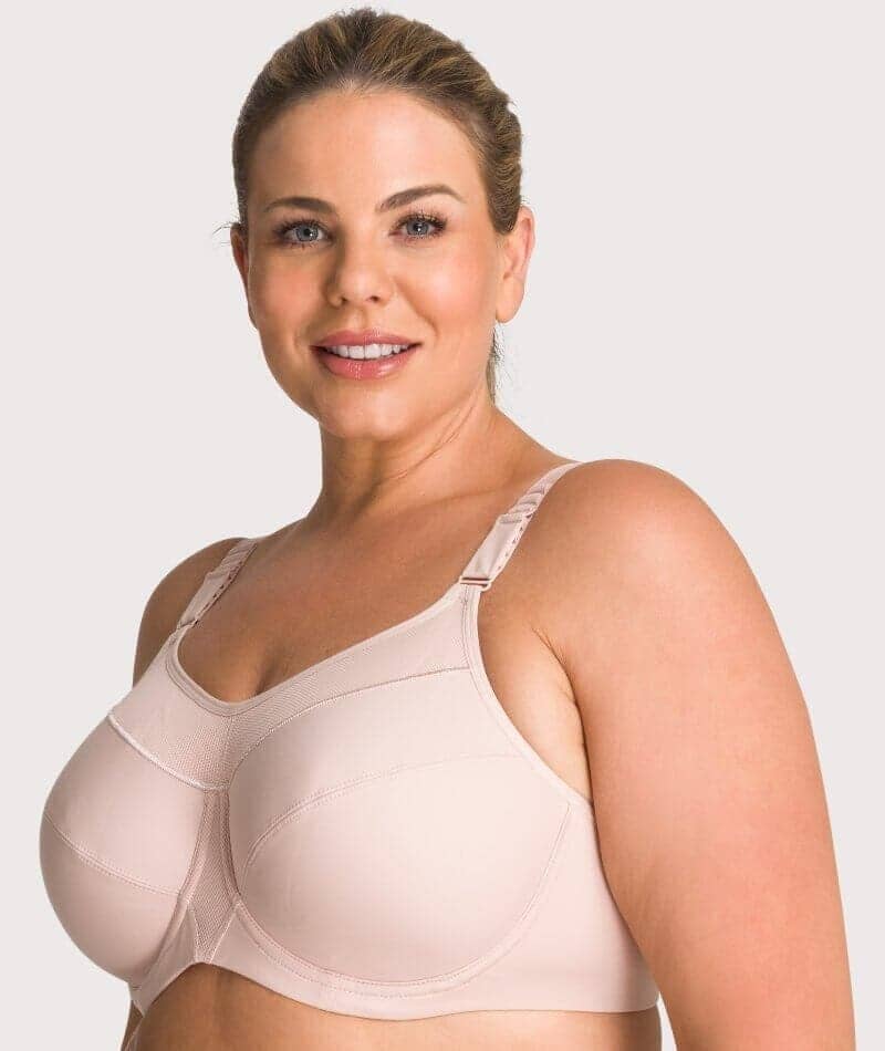 Triumph Triaction Ultra Underwired Sports Bra - Fig Pink - Image 9