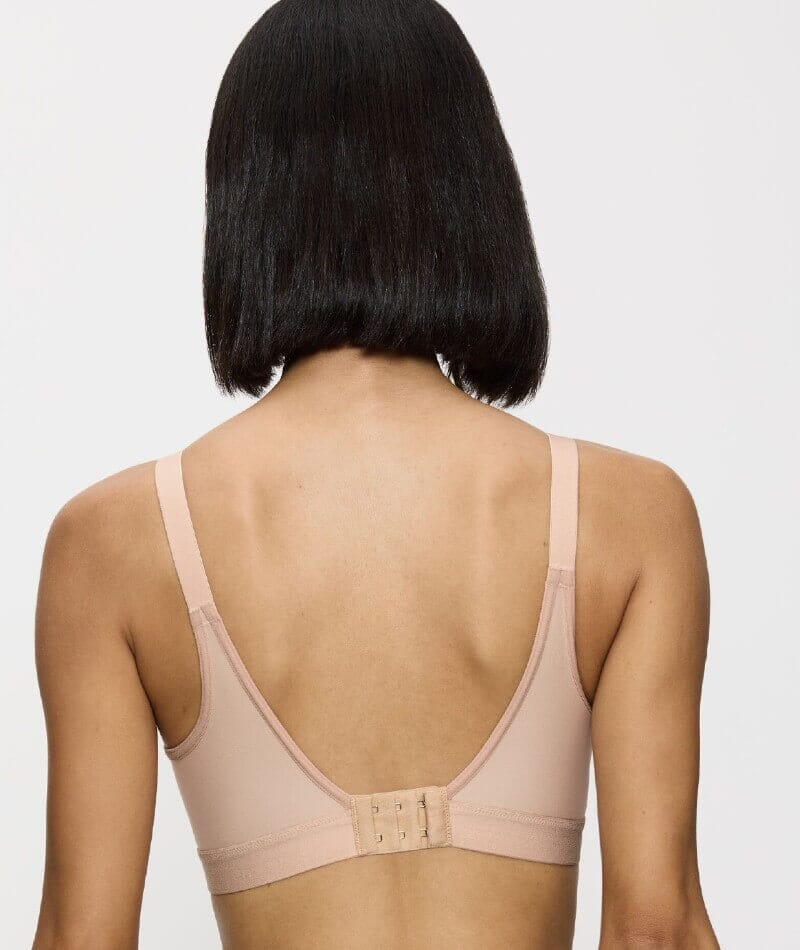 Triumph Triaction Wellness Wire-free Sports Bra - Neutral Beige - Image 3