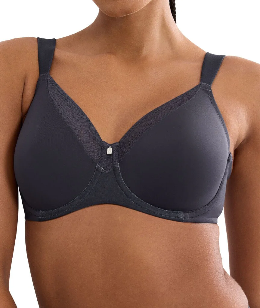 Triumph True Shape Sensation Minimiser Underwire Bra - Ink Gray - Image 5