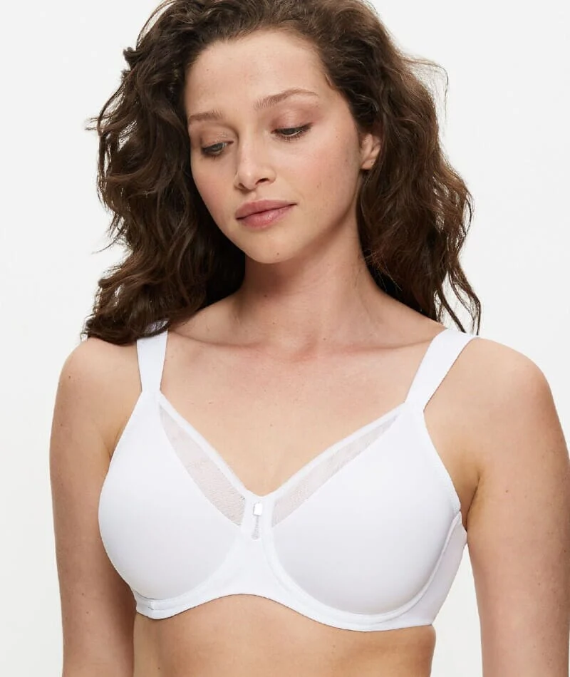 Triumph True Shape Sensation Minimiser Underwire Bra - White