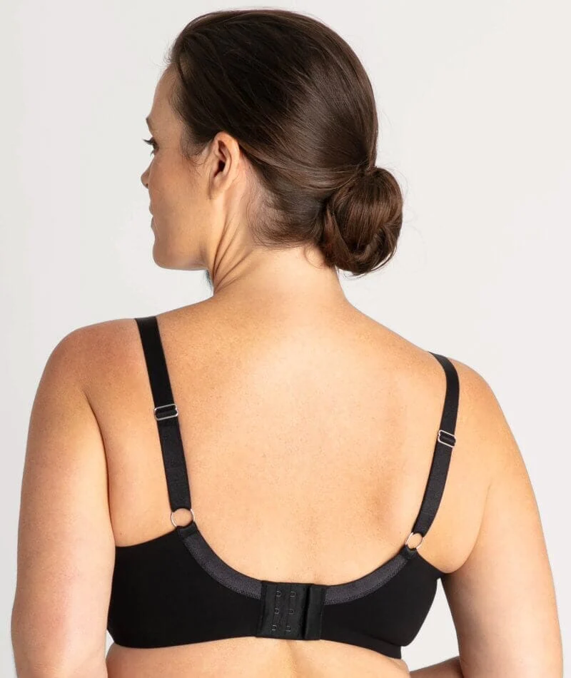 Underbliss Invisibliss Moulded Microfibre Underwire Bra 2 Pack - Black/Nude - Image 4