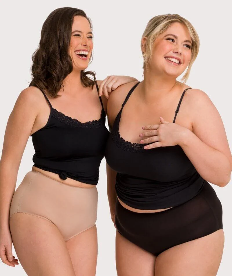 Underbliss Invisibliss No Show Seamless Full Brief 2 pack - Nude - Image 3
