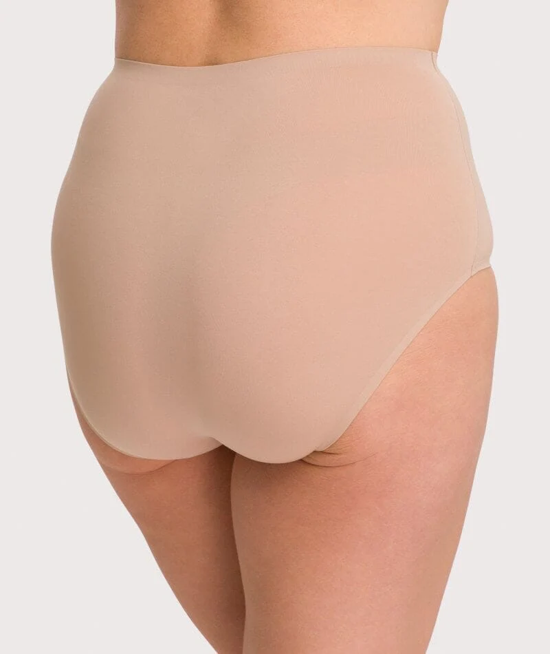 Underbliss Invisibliss No Show Seamless Full Brief 2 pack - Nude - Image 4