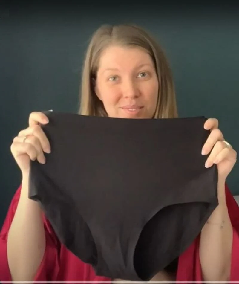 Underbliss Invisibliss No Show Seamless Full Brief - Black - Image 5