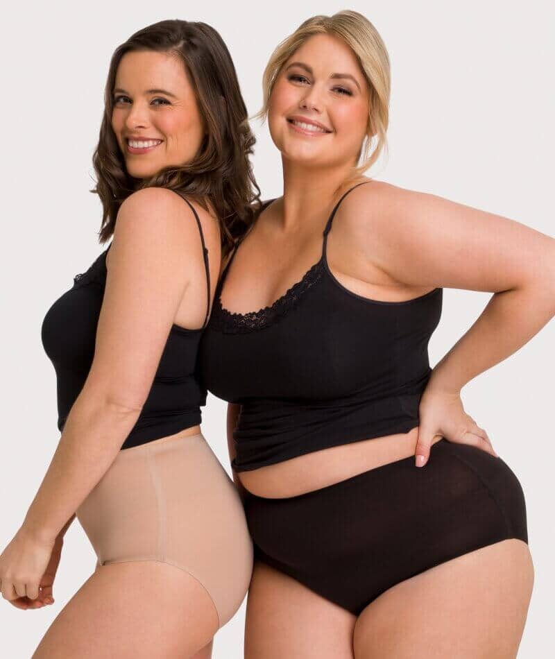Underbliss Invisibliss No Show Seamless Full Brief - Nude - Image 5