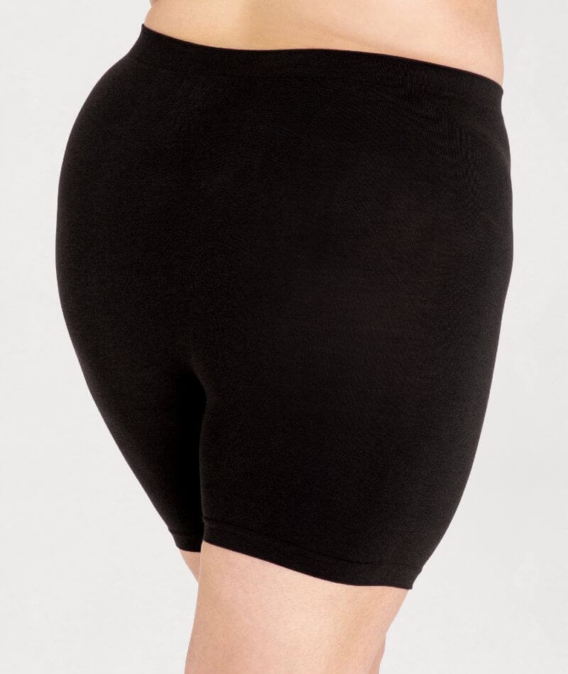 Underbliss Seamless Bamboo Blend Anti-Chafing Shorts - Black - Image 6