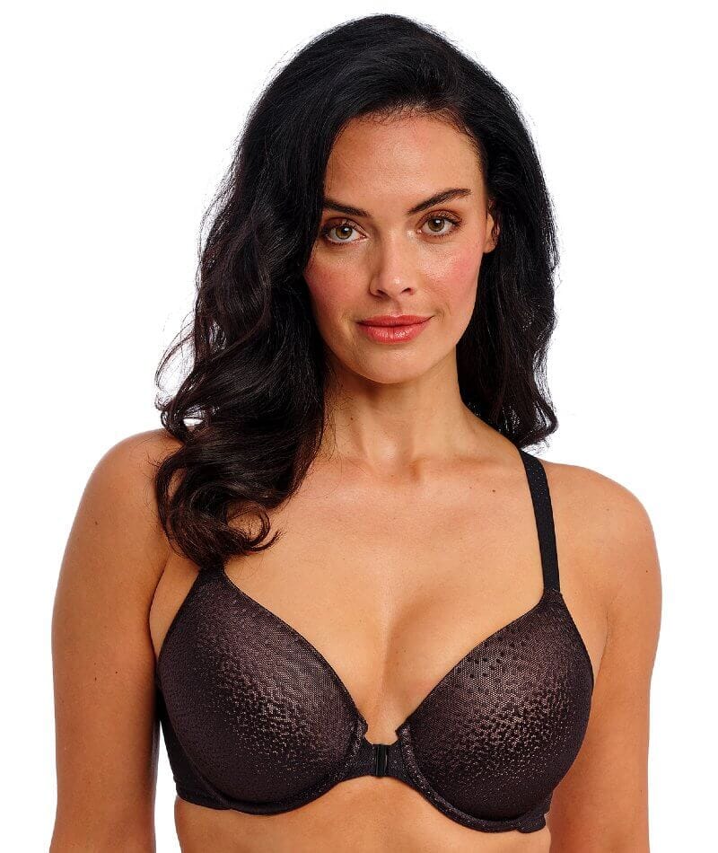 Wacoal Back Appeal Underwire Front-Closure Bra - Black