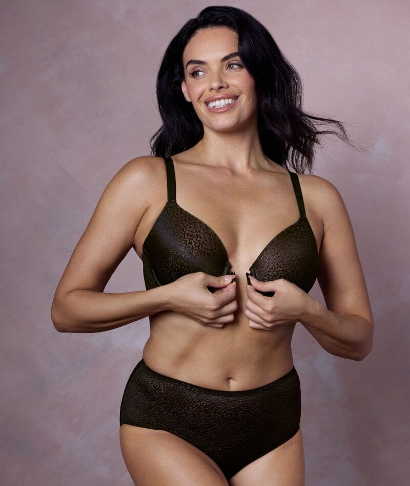 Wacoal Back Appeal Underwire Front-Closure Bra - Black - Image 3
