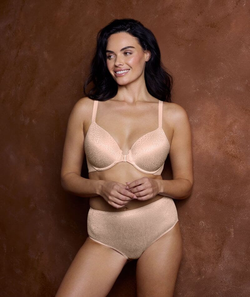 Wacoal Back Appeal Underwire Front-Closure Bra - Rose Dust - Image 4