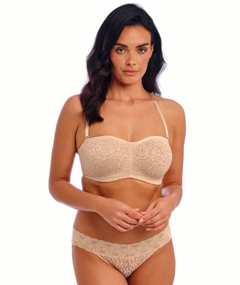 Wacoal Halo Lace Strapless Bra 2 Pack - Nude/Black - Image 17