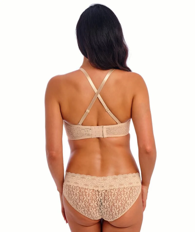 Wacoal Halo Lace Strapless Bra 2 Pack - Nude/Black - Image 18